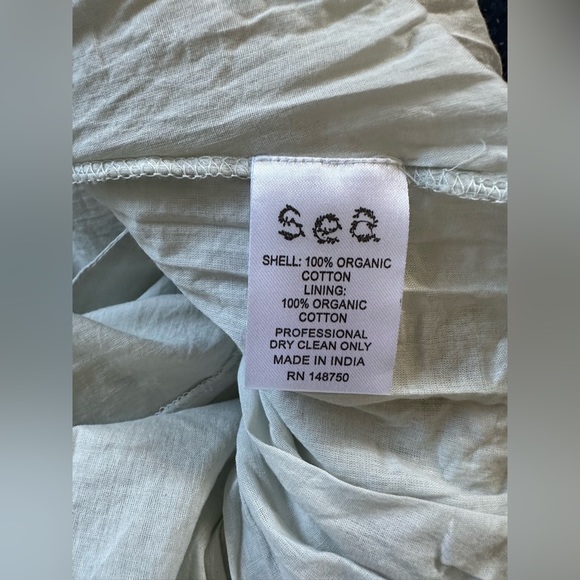 Sea NY Blaire Eyelet Sleeveless Dress in Blue - Picture 15 of 16